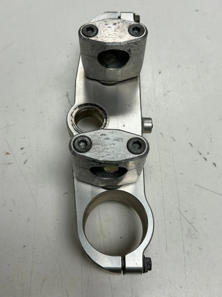 Honda CR250 CR 250 CR250R 2000 2001 Billet triple abrazadera superior árbol barra grasa montaje Foto 2 de 4