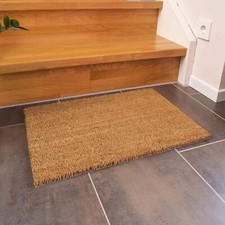 Large Door Mat Natural Coir Entrance Front Door Mats Indoor Outdoor 100 x 100cm
