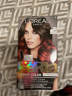 Loreal Feria Ombre Color by Preference Haarfarbe mit Expert Brush 