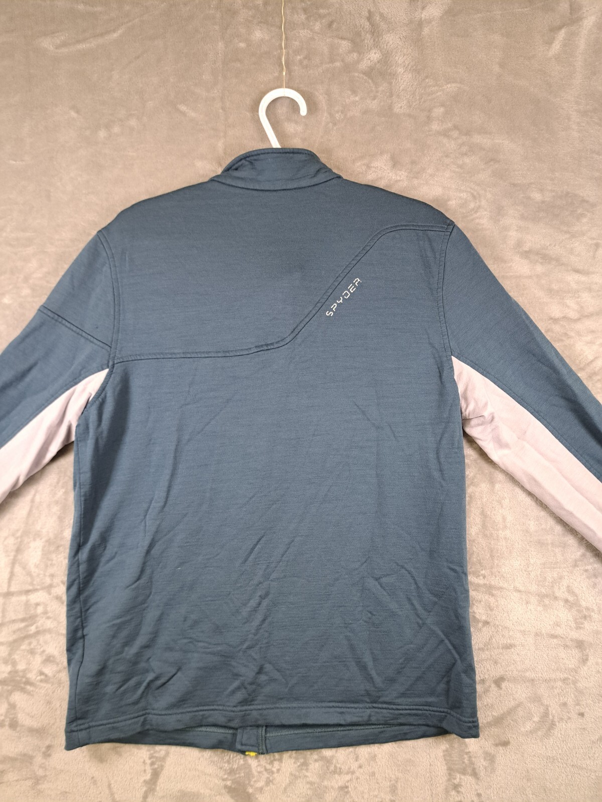 Spyder Performance Jacket Full Zip Gray Men's Lar… - image 6