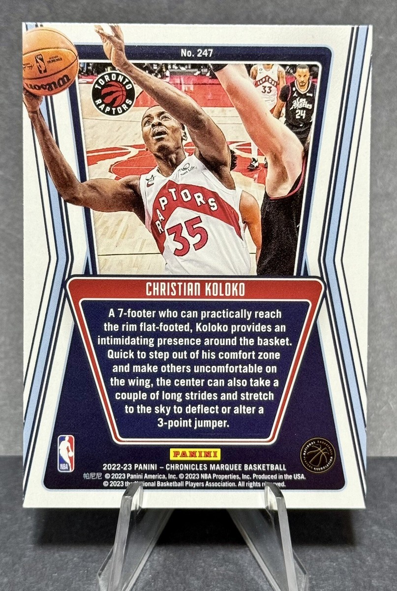 Basketball 247 Sports Raiders Christian Koloko 2022-23 Chronicles