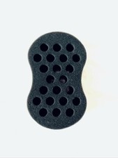 Premium Hair Sponge Brush w/ Big Holes for Curl Dreads Locking Twist Coil Afro