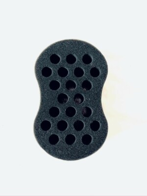 Premium Hair Sponge Brush w/ Big Holes for Curl Dreads Locking Twist Coil Afro