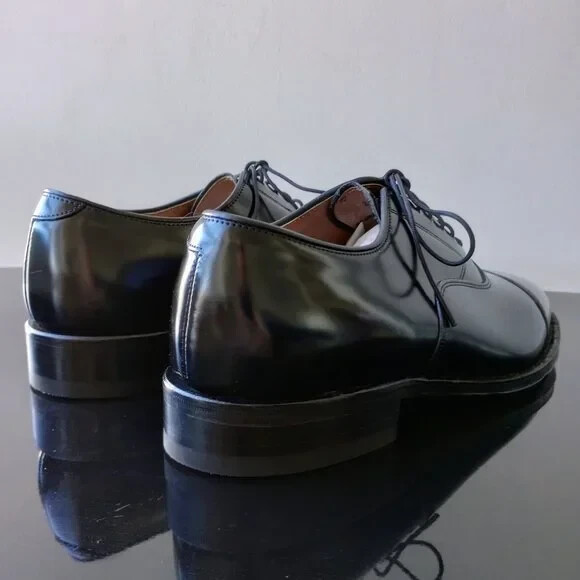 Johnston & Murphy Men\'s Classics Melton Cap Toe in Black European Leather Johnston & Murphy Men main image 3