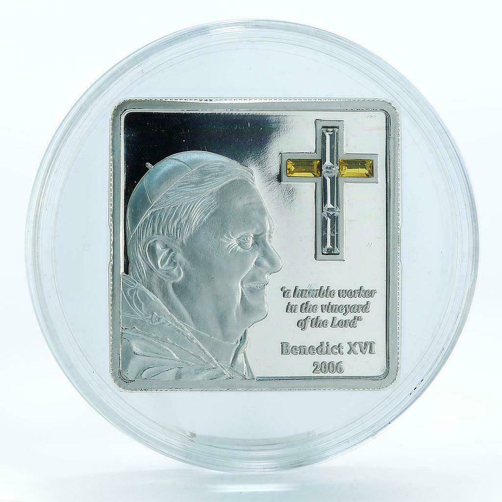 Cook Islands 5 dollars Pope Benedict XVI silver coin 2006 | eBay
