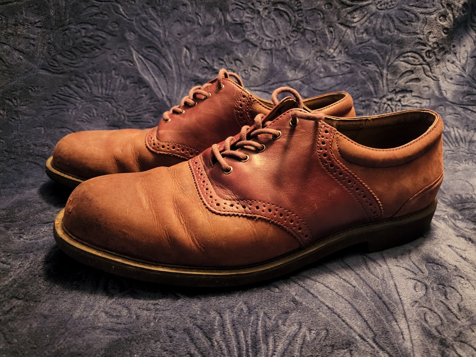 RockPort Mens Saddle Oxford Shoes,Size 