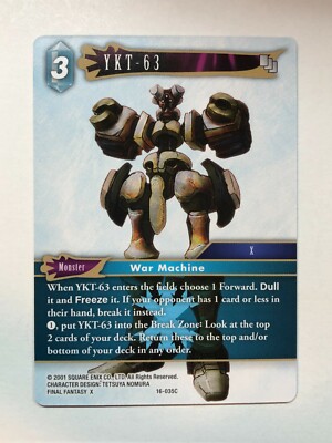 Final Fantasy Emissaries of Light YKT - 63 16-035C NM/M | eBay