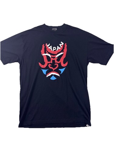 Japan Shine Kabuki Kumadori T Shirt Japan Graphic Tee Mens 2L Black