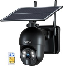 Wireless Outdoor Security Camera with Built-in SIM, Smart Motion Alerts & Talk