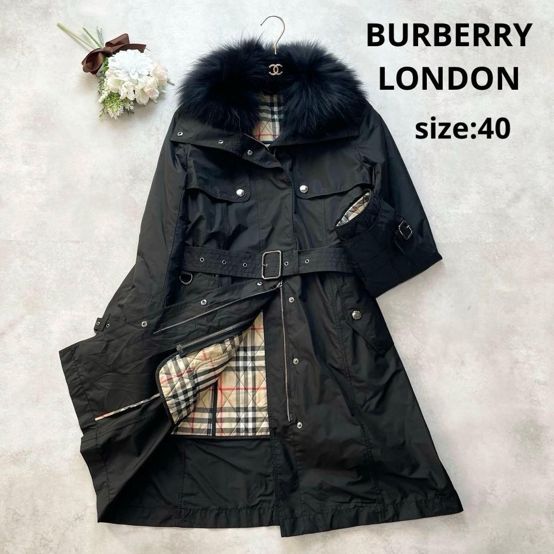 Burberry  Plus Size  Long Coat Down Coat 40 L Mid Weight Check