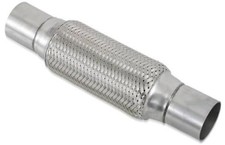 3''X8''universal stainless steel Exhaust Flex Pipe with Ends 12" Inch Long