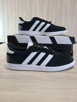 Adidas Breaknet Sleek Women s 6 Black White Sneakers Cloudfoam Plus IH5466