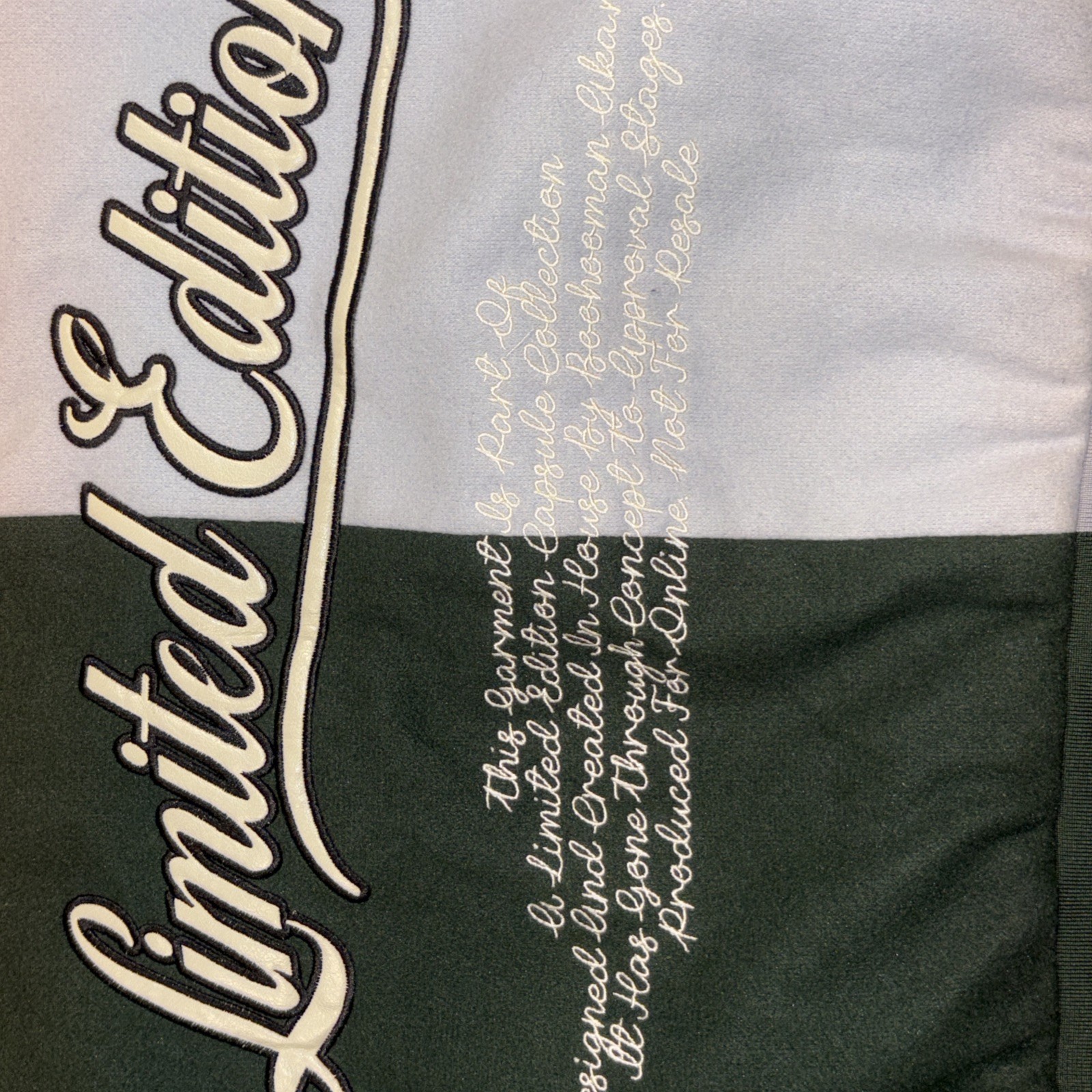 Boohooman Split Varsity Jacket Limited Edition Si… - image 8