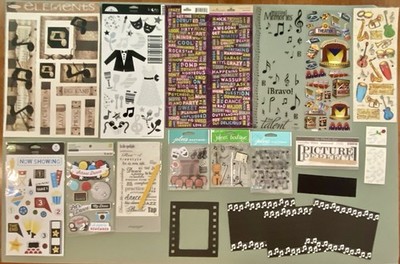 SALE! Lot of Theater, Music, Dance Stickers! Jolee s, Doodlebug, Etc