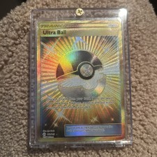 secret rare ultra ball pokemon card Ultra Ball (Secret) 161/149 SM Base Set Holo for sale online