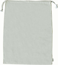 100 Cotton Canvas Travel Laundry Bag, 2-Pack