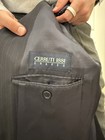 Cerruti 1881 Navy Pinstripe Worsted Wool Suit Jacket 56N — photo 5