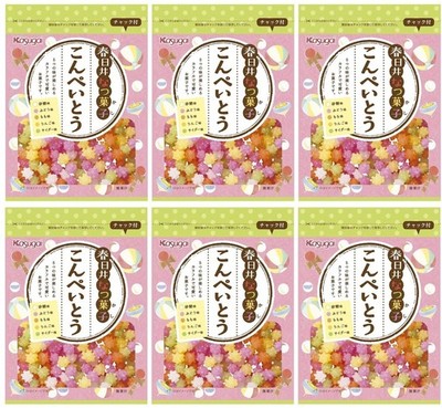 Konpeito Rock Sugar Candy Sweet Snack Hard Fruit Dagashi Kasugai Japanese 85g