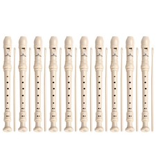 CONJURER 10Pc Soprano Recorder Instrument for Kids Student - German Fingering...