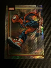 2026 Topps Chrome Marvel #161 Spider-Girl Marvel Logofractor 47/61