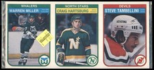 1981 O-Pee-Chee Tri Warren Miller / Craig Hartsburg / Steve Tambellini #127