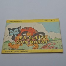 vintage el gato con botas editorial sopena argentina child book spanish pussy