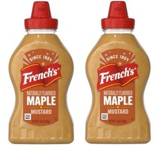 Moutarde en érable français arôme naturel, 12 onces (2 bouteilles à presser)