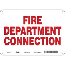 CONDOR 469T57 Safety Sign,7 in x 10 in,Polyethylene 469T57