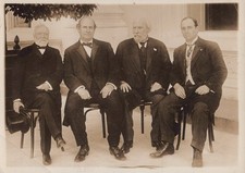 Andrew Carnegie & Wm J Bryan DC Summit 1905 - Original Press Photo