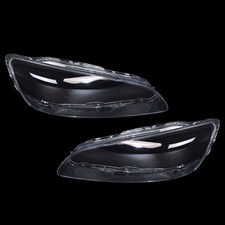 A Pair LH&RH Side Headlight Lens Cover+Sealant Glue For Volvo S60 2014-2018