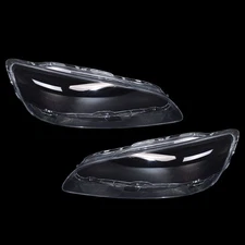 A Pair LH&RH Side Headlight Lens Cover+Sealant Glue For Volvo S60 2014-2018