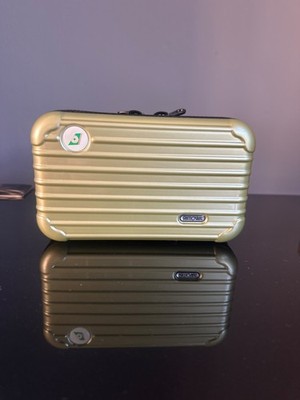 RIMOWA Metallic Green Amenity Case