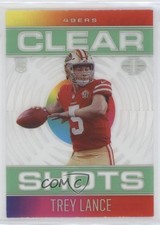 2021 Panini Illusions Clear Shots Emerald Trey Lance #CS-18 0l0m