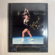 Kristi Yamaguchi Signed 1992 Olympic Gold Medalist 8x10 Photo Display COA
