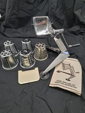 Saladmaster Food Processor Salad Maker Cutter Chopper Shredder Grater 5 Blades
