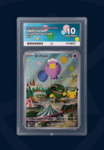 Pokemon Drifloon 138/128 30th Celebration ACE 10