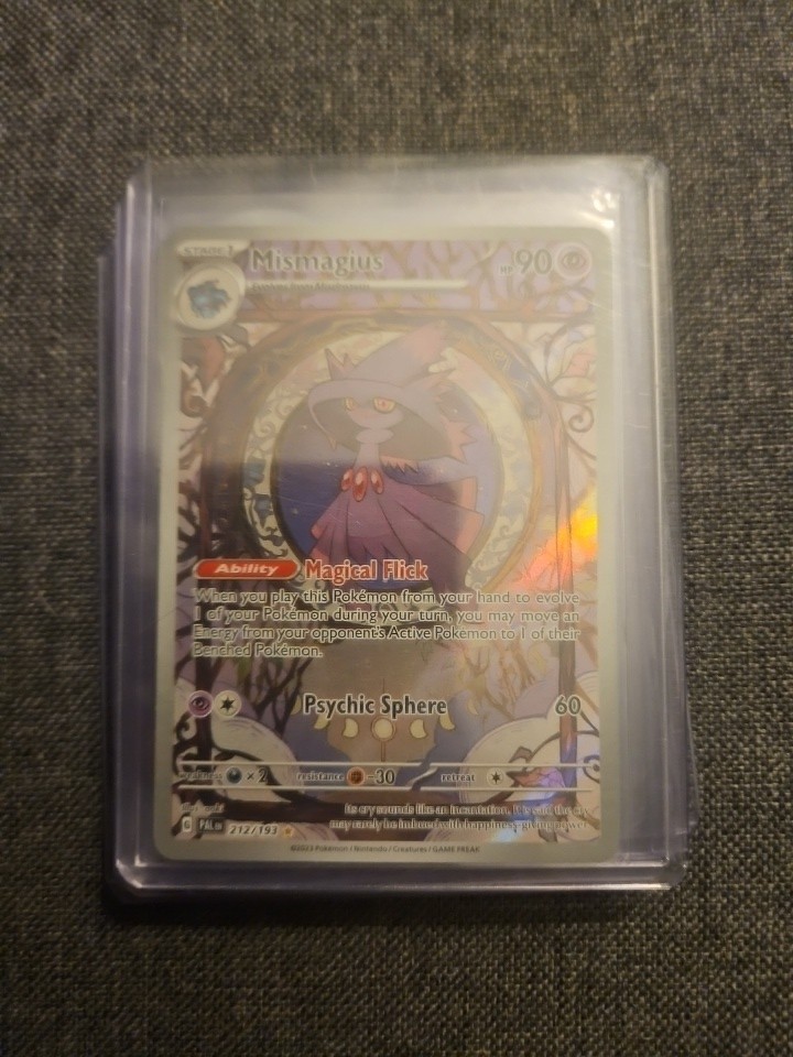 Pokémon TCG Mismagius IR 212/193 Paldea Evolved Illustration Rare Holo NM