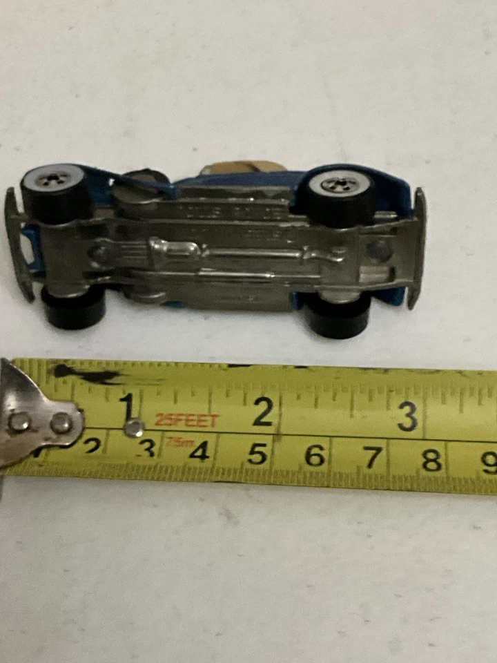 Rolls Royce Phantom II Mattel Hot Wheels 1982 azul metal escamas paredes blancas Foto 4 de 4