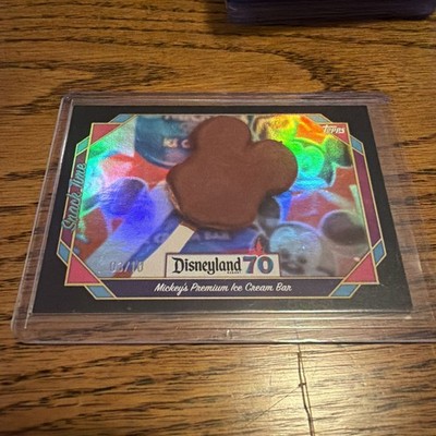Topps Disneyland 70th Anniversary Snack Time Mickeys Premium Ice Cream Bar /10