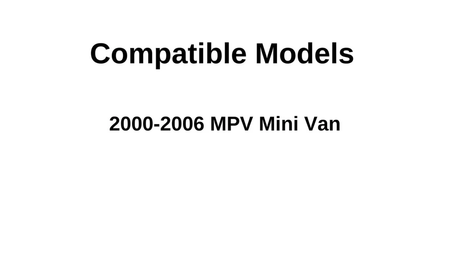 Se adapta a mini furgoneta Mazda MPV 2000-2006 lado del conductor puerta delantera izquierda ventana vidrio Foto 3 de 4