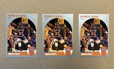 1990-91 NBA Hoops Patrick Ewing #203. New York Knicks HOF.  Lot of 3 cards