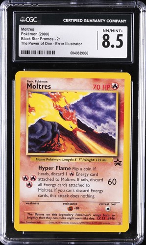 Moltres graded CGC 8.5 for sale on eBay