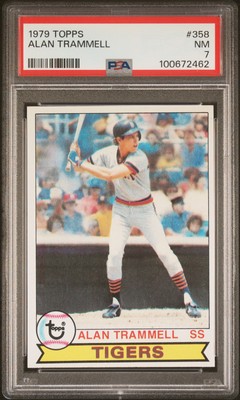 1979 TOPPS #358 ALAN TRAMMELL PSA 7 | eBay