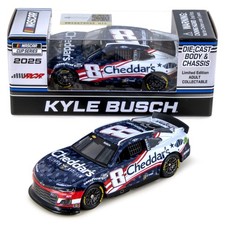 Kyle Busch Cheddar's Salutes Patriotic 1:64 2025 Diecast Car