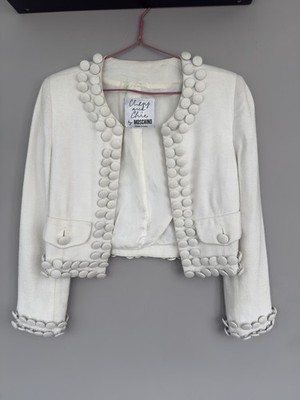 Vintage Rare Moschino Cheap And Chic Crop Blazer Collector 90s Buttons