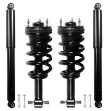 Front  Rear Struts Shock Absorbers Coil Spring Assembly Fit for Chevy Silver...
