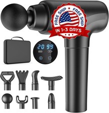 Pistola De Masaje, Masajeador De Espalda De Tejido Profundo Para Atletas NEW US.