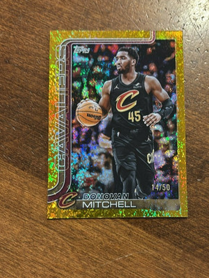 Donovan Mitchell 2025-26 Topps Gold Foil #80 Cavaliers Jazz