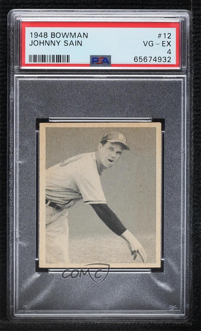 1948 Bowman Johnny Sain #12 Rookie RC 1q7