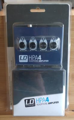 LD SYSTEMS HPA 4 - Amplifier - Kopfhörerverstärker 4 Kanal - Neu und in OVP